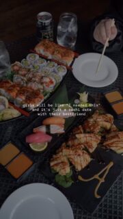 Send this to your bestie you want to have a sushi date with ❤️🔥 
#yqg #sushi #sushidate #windsoron #konasushi
