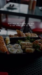Who’s your sushi date in 2026? Send them this ❤️🍣

#sushi #konasushi #windsorontario #allyoucaneatsushi