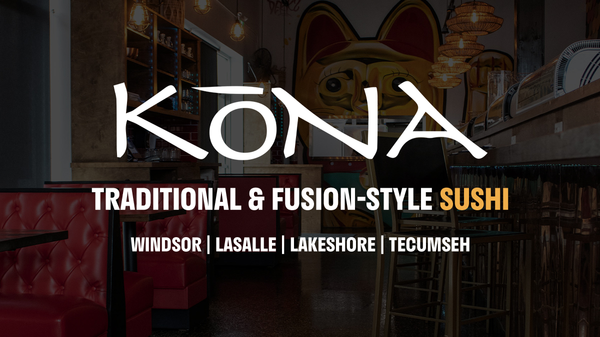 Kona Sushi Serving Traditional and Fusion style in WindsorEssex