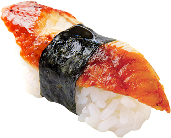 Sushi Roll with Roe and Seaweed Wrap